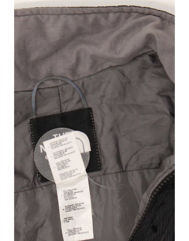 The North Face γυναικείο μπουφάν με επένδυση UK 16 Large Black Check Nylon