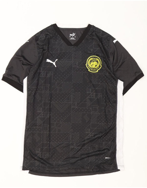 Ανδρικό γραφικό T-Shirt Puma Top XL Μαύρο γεωμετρικό πολυεστέρα
