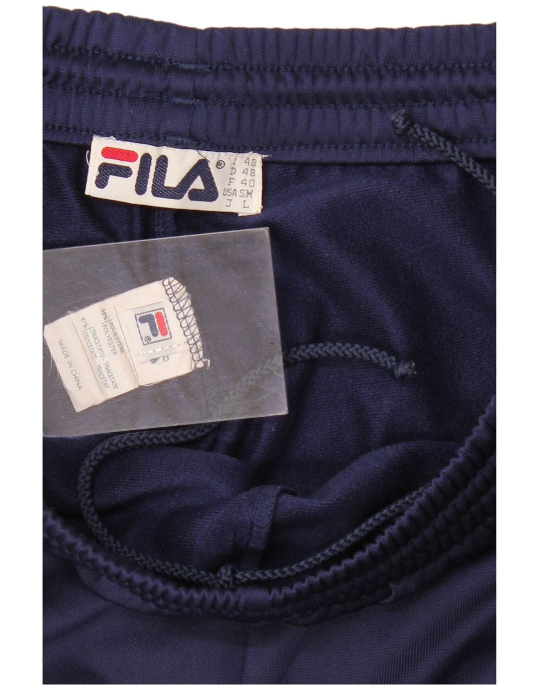Ανδρική φόρμα Fila Παντελόνι IT 48 Medium Navy Blue Colorblock Πολυεστέρας