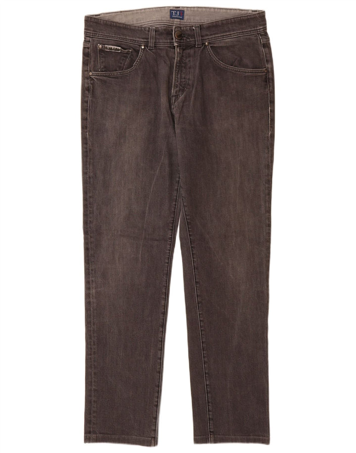 Trussardi Ανδρικό Slim Jeans W35 L32 Γκρι βαμβακερό