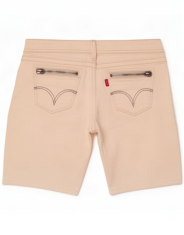 Levi's Womens Denim Shorts Medium W28 White Cotton