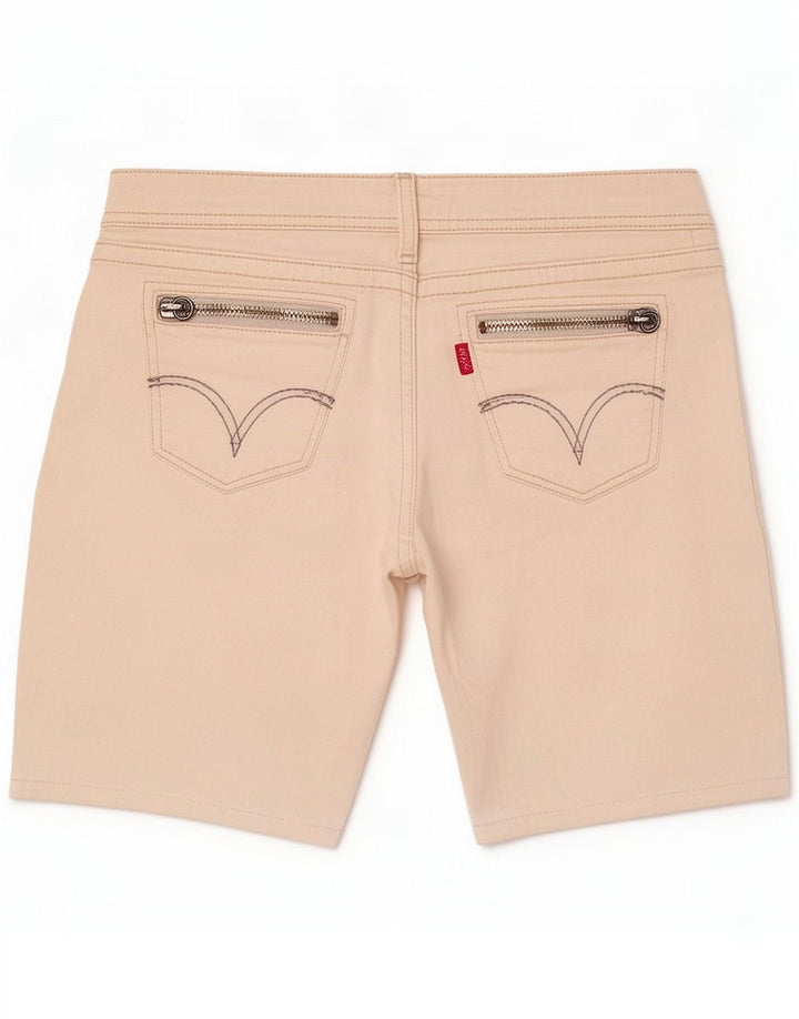 Γυναικείο τζιν σορτς Levi's Medium W28 Λευκό βαμβακερό