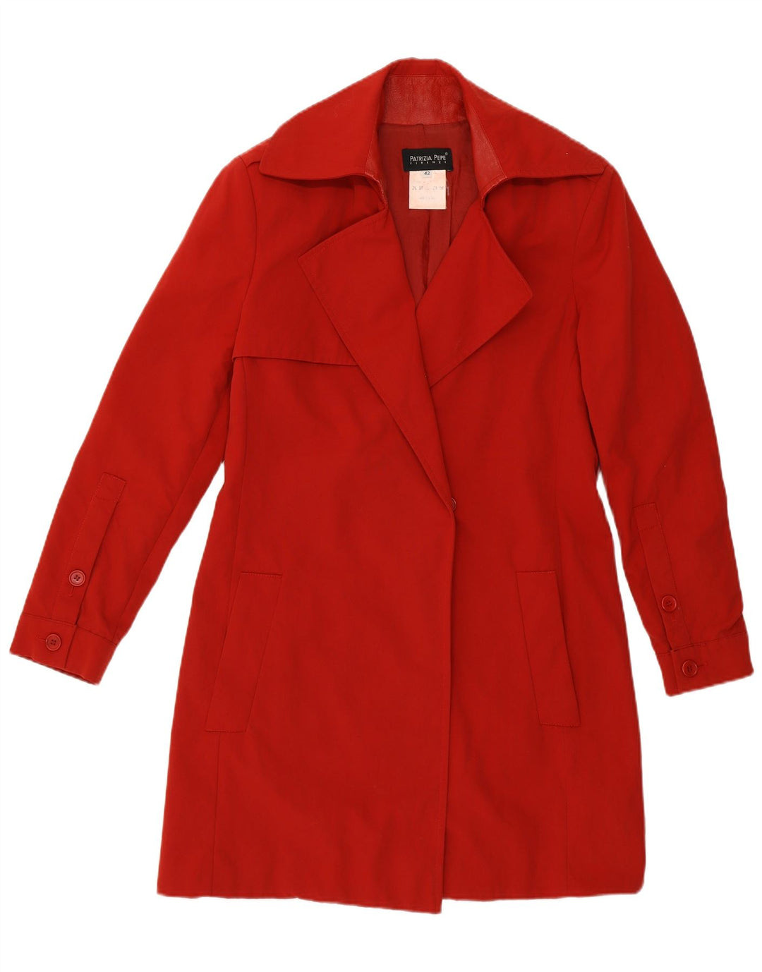 Patrizia Pepe Γυναικείο Πανωφόρι IT 42 Medium Red