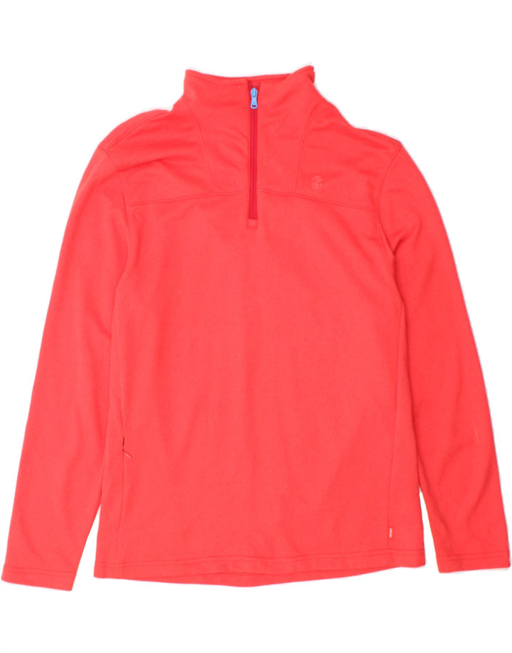 IZOD Mens Zip Neck Sweatshirt Jumper Small Pink Polyester Vintage Izod and Second-Hand Izod from Messina Hembry 