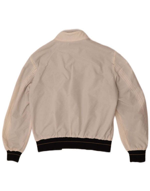 Refrigiwear Ανδρικό μπουφάν βροχής UK 40 Large Off White Colorblock Nylon