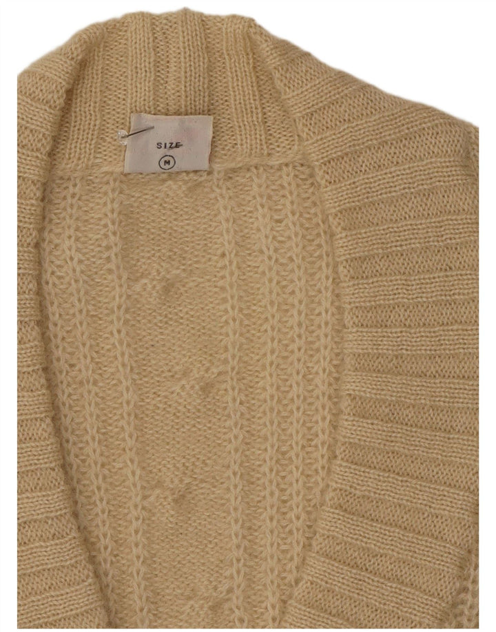 Ανδρικό πουλόβερ ζακέτα Belfe Medium Off White