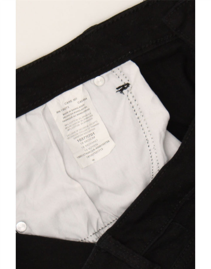 LEE Womens Denim Shorts US 18 2XL W38  Black Cotton Vintage Lee and Second-Hand Lee from Messina Hembry 