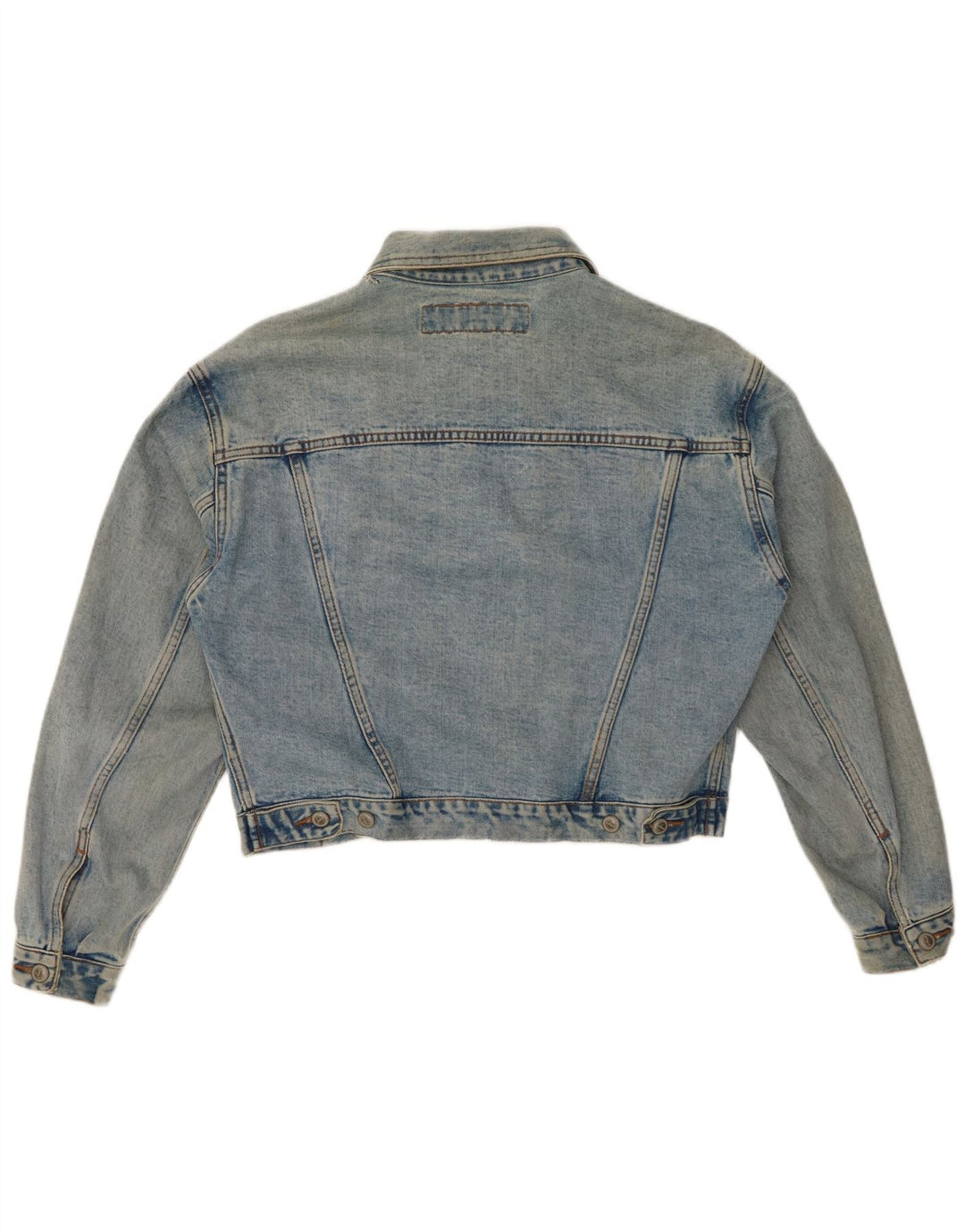 Γυναικείο Τζιν Μπουφάν ONYX Crop UK 14 Medium Blue Cotton