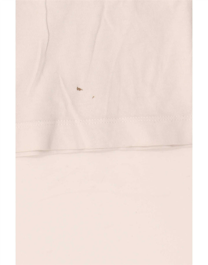 Vans Γυναικείο T-Shirt με γραφικά μεγάλου μεγέθους Top UK 10 Small White