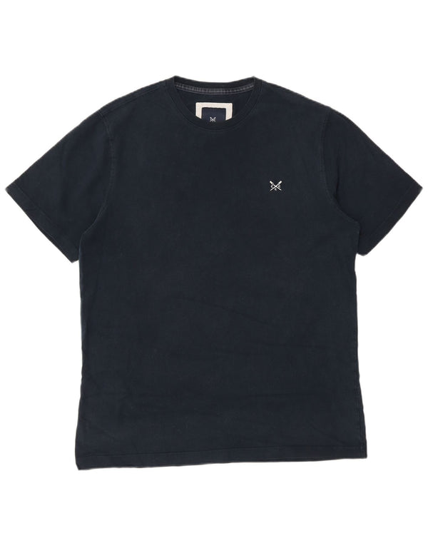 Ανδρικό T-shirt Crew Clothing Top Large Navy Blue από βαμβάκι