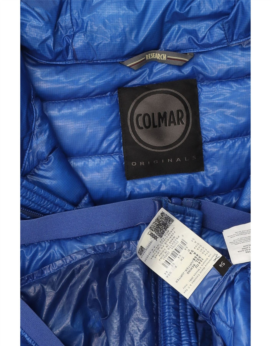 Colmar Ανδρικό μπουφάν με κουκούλα IT 54 Large Blue Polyester