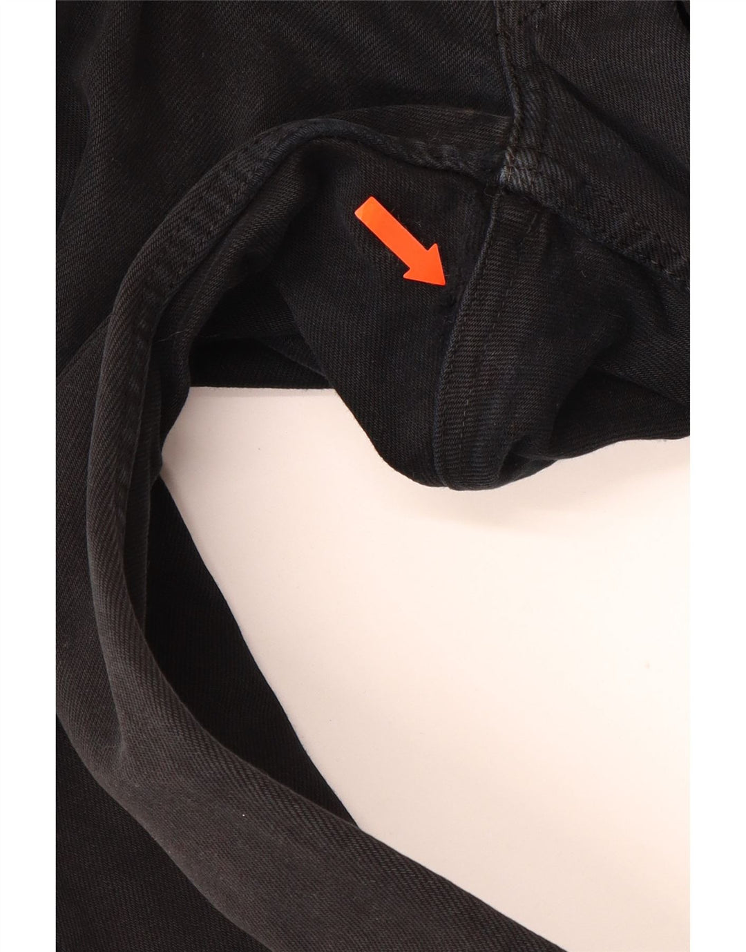 LEVI'S Ανδρικό τζιν 501 ίσιο W34 L36 Μαύρο βαμβακερό