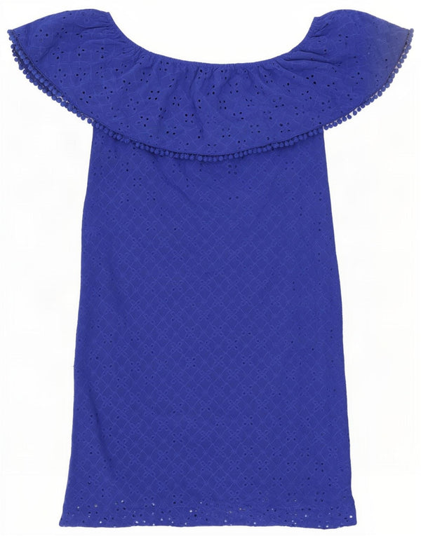 Γυναικείο φόρεμα Oasis Off Shoulder UK 6 XS Blue Polyester