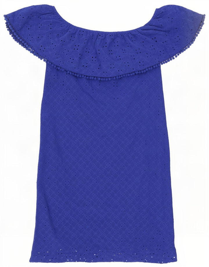 Γυναικείο φόρεμα Oasis Off Shoulder UK 6 XS Blue Polyester