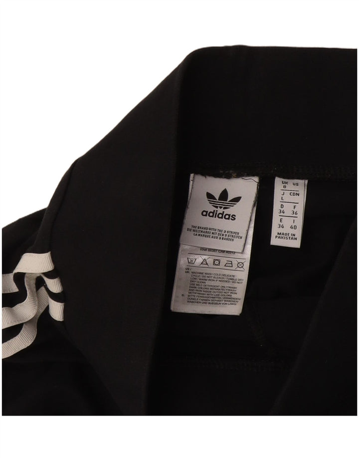 Γυναικείο κολάν Adidas UK 8 Small μαύρο βαμβακερό