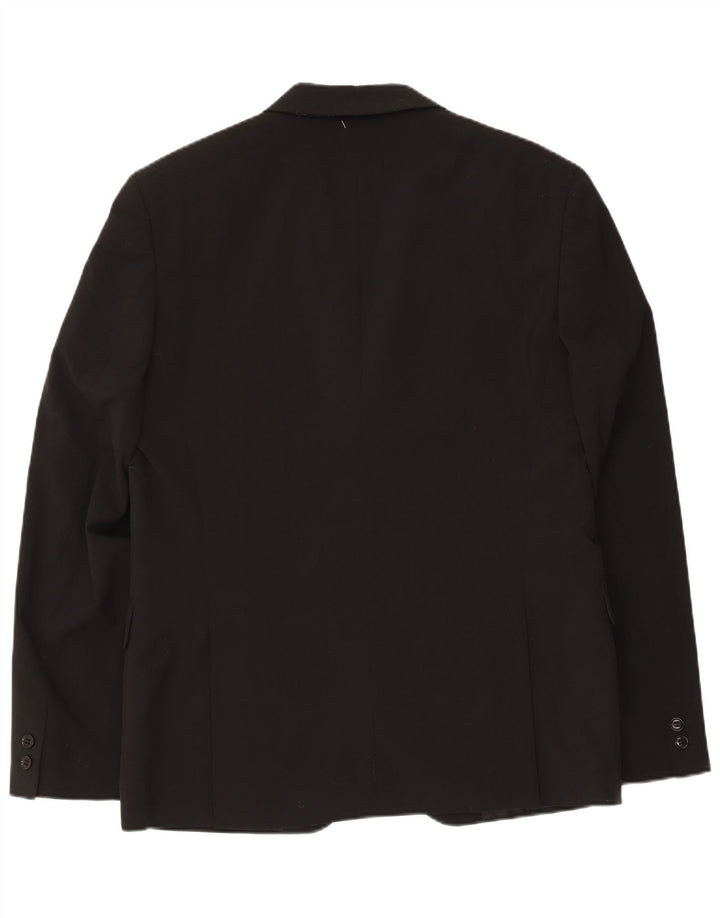 Jack & Jones Ανδρικό σακάκι 2 κουμπιών σακάκι IT 56 3XL Μαύρο πολυεστέρα