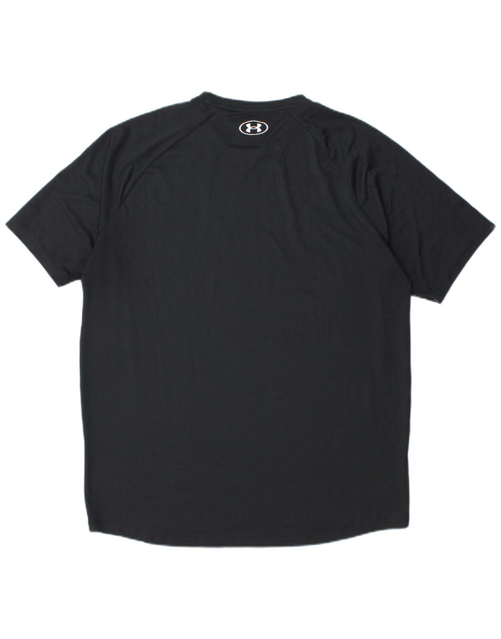 Ανδρικό γραφικό T-Shirt UNDER Armour Top Large Μαύρο