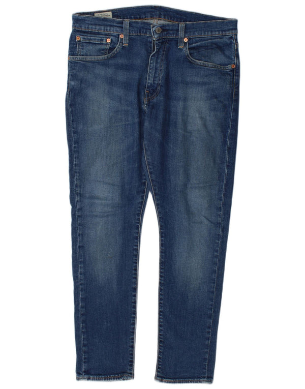 Levi's Mens 519 Super Skinny Jeans W34 L30 Blue Cotton