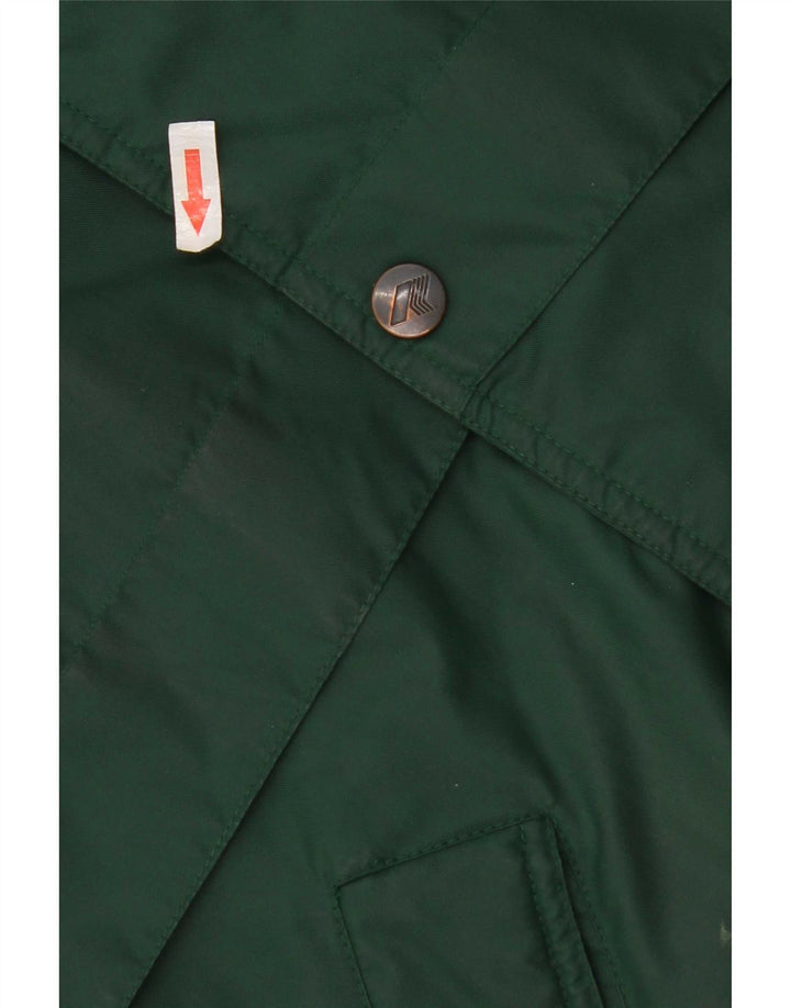 K-Way Ανδρικό μπουφάν βροχής Loose Fit UK 36 Small Green Polyamide