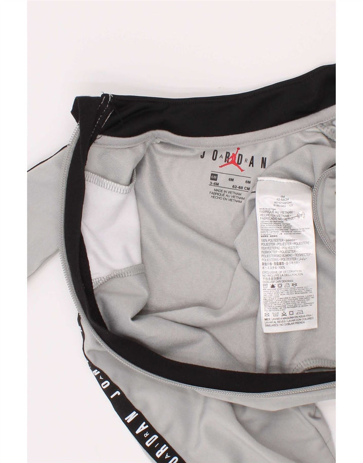 Jordan Baby Boys Graphic Jumpsuit 3-6 μηνών Grey Colourblock Polyester