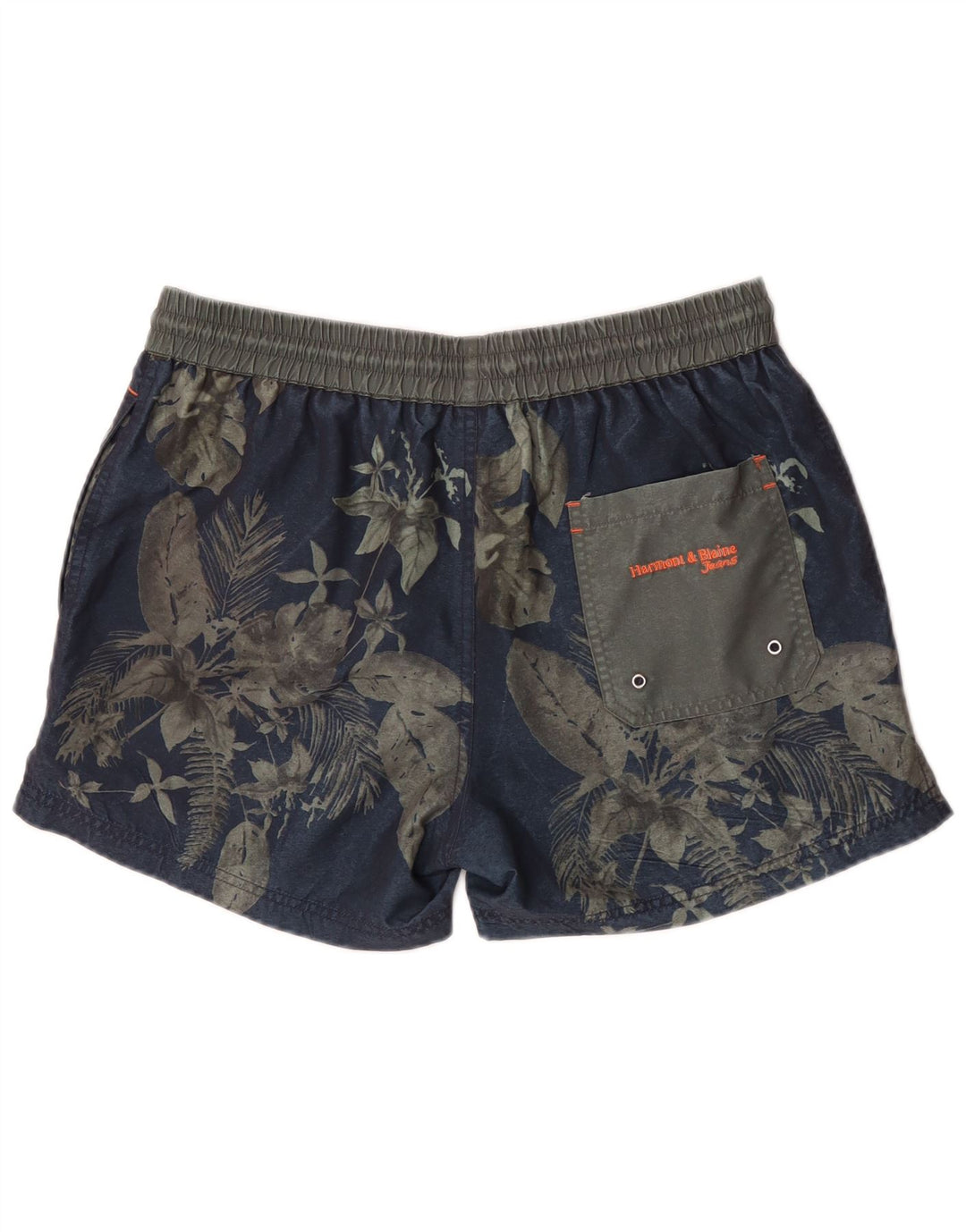 Ανδρικό γραφικό σορτς κολύμβησης Harmont & Blaine Medium Navy Blue Floral