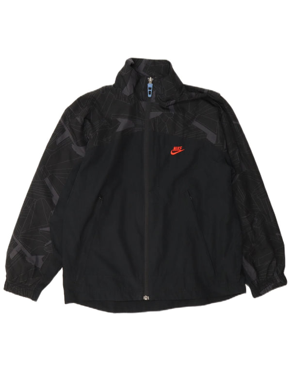Μπουφάν Nike Boys αθλητική φόρμα 10-11 ετών Medium Navy Blue Geometric