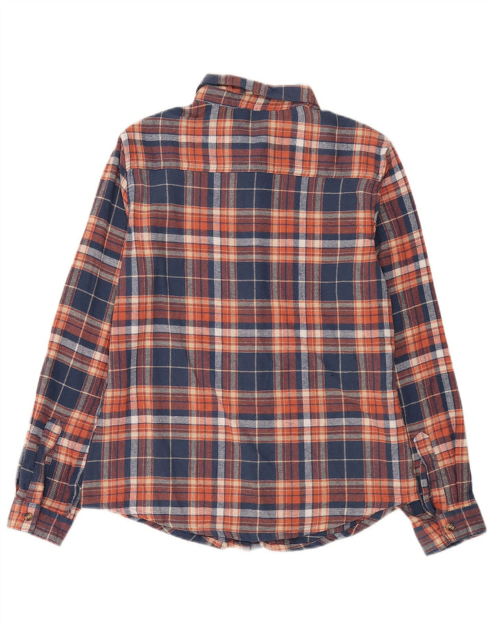 Mountain Warehouse Γυναικείο Φανελένιο Πουκάμισο UK 12 Medium Navy Blue Check Cotton