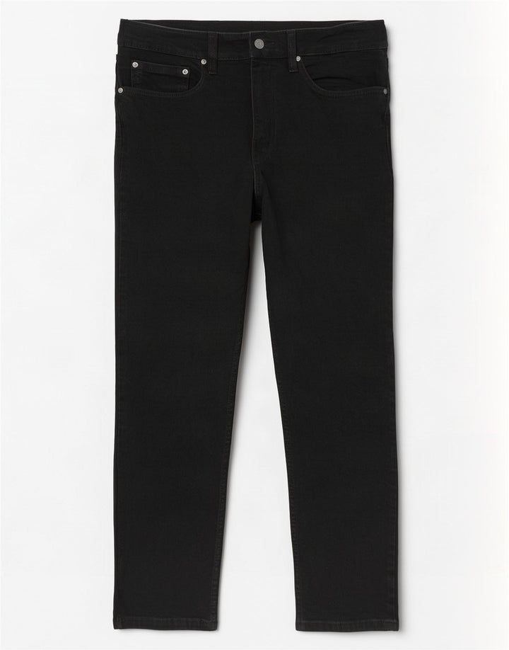 Levi's Mens 502 Tapered Jeans W34 L30 Μαύρο βαμβακερό