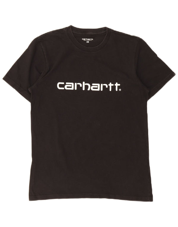 Ανδρικό γραφικό T-Shirt Carhartt Top XS Μαύρο βαμβακερό