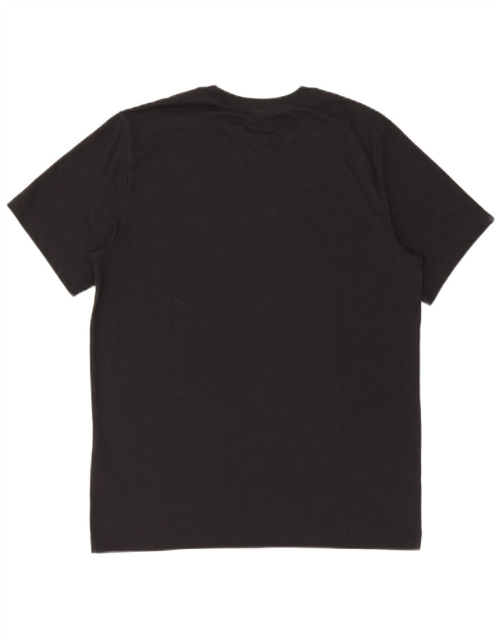 Ανδρικό γραφικό μπλουζάκι Nike Dri Fit, μεσαίο μαύρο πολυεστέρα