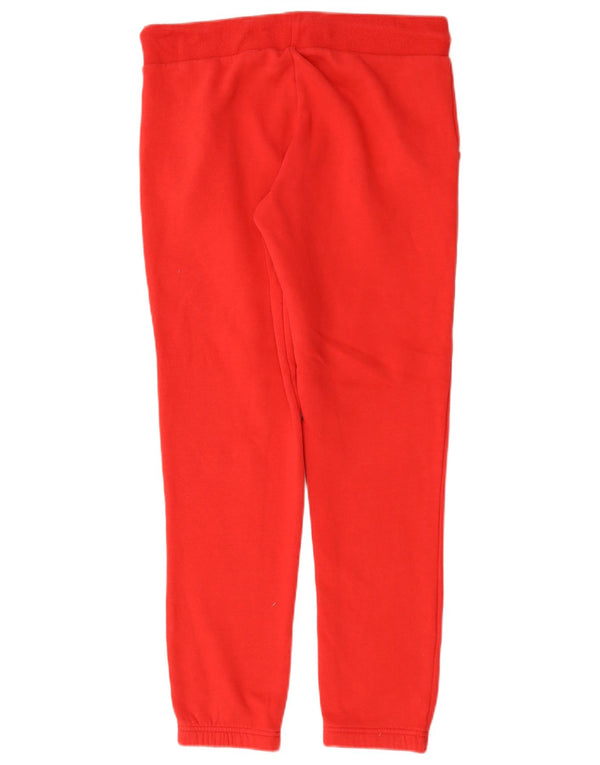 Superdry Womens Tracksuit Trousers Joggers UK 12 Medium Red Cotton