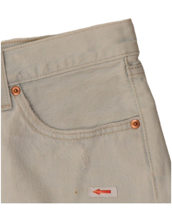 Levi's Womens 501 Distressed τζιν σορτς W26 μικρό μπλε βαμβακερό