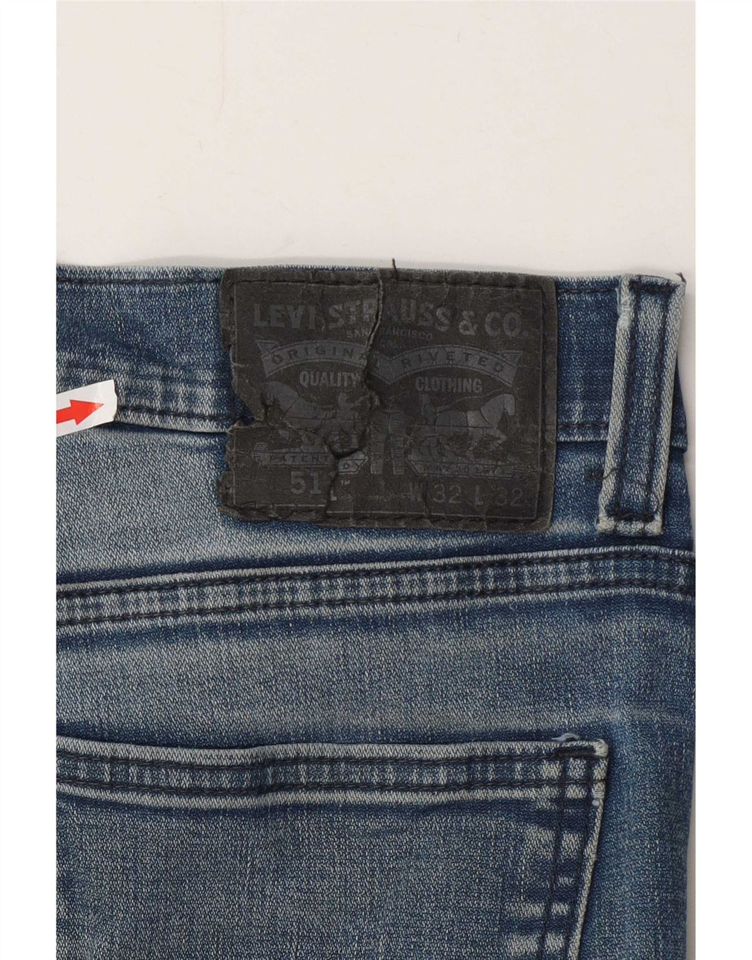 Levi's Mens 511 Slim Jeans W32 L28 Blue Cotton