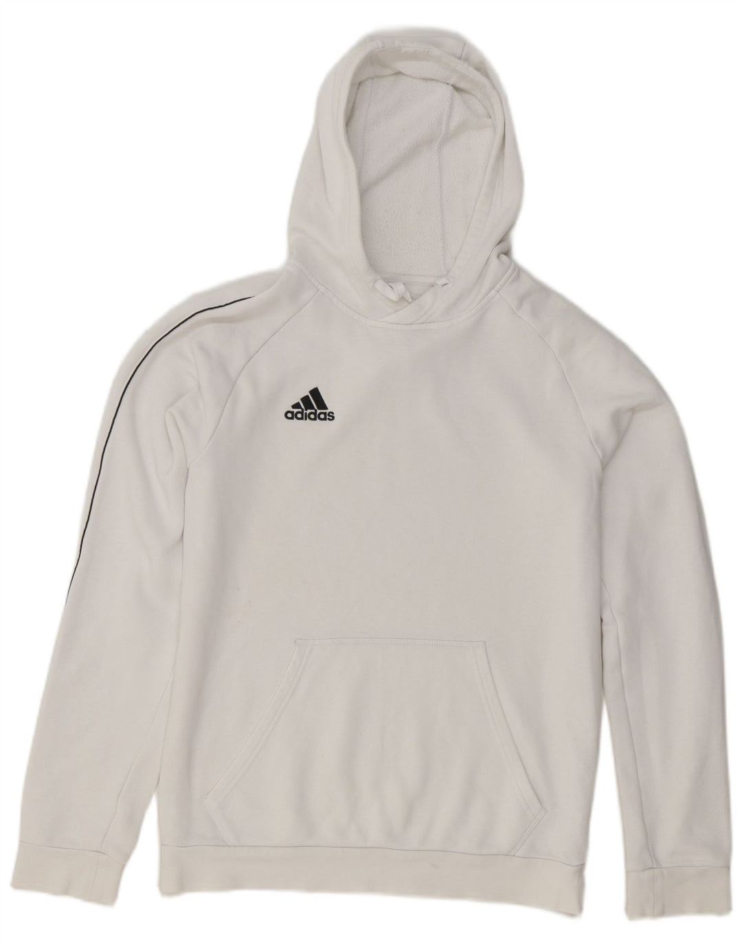 Ανδρικό φούτερ Adidas, μεσαίο λευκό βαμβακερό