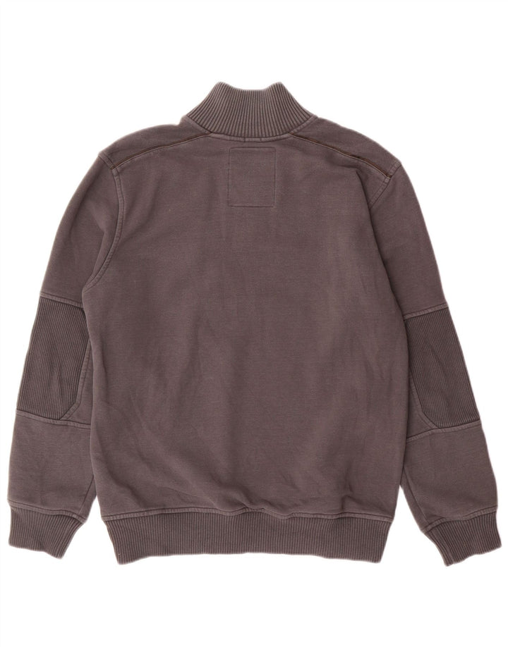 Ανδρικό φούτερ Champion με φερμουάρ, μεσαίο βαμβακερό γκρι