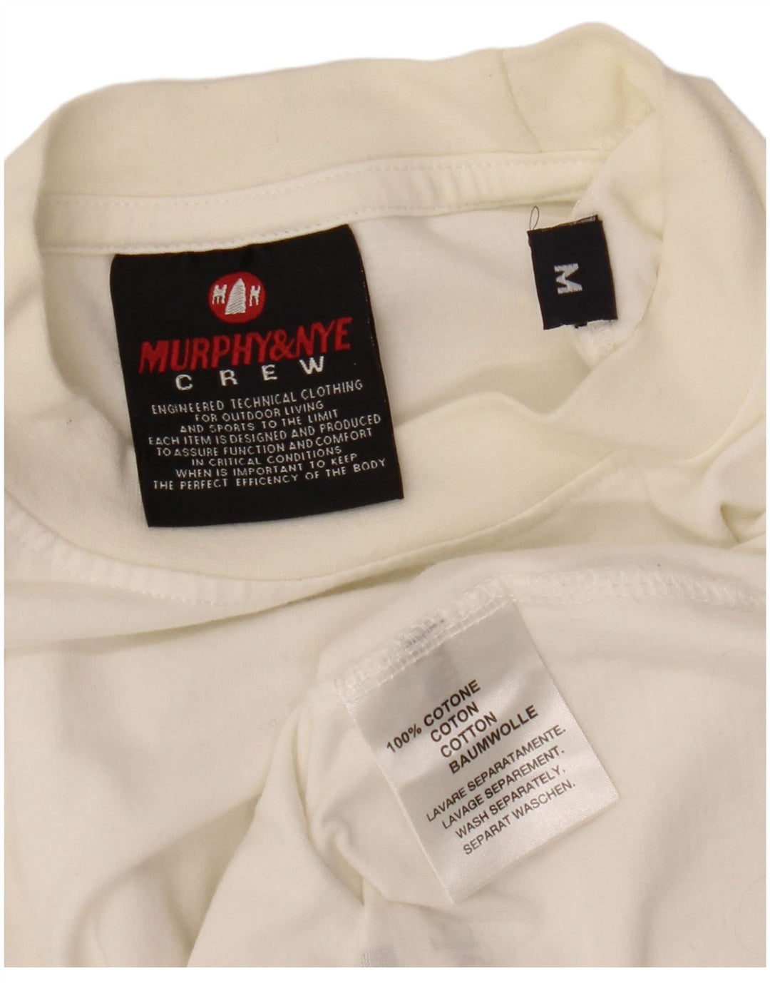 MURPHY & NYE Ανδρικό γραφικό μπλουζάκι Barcolana Top Medium White Colourblock
