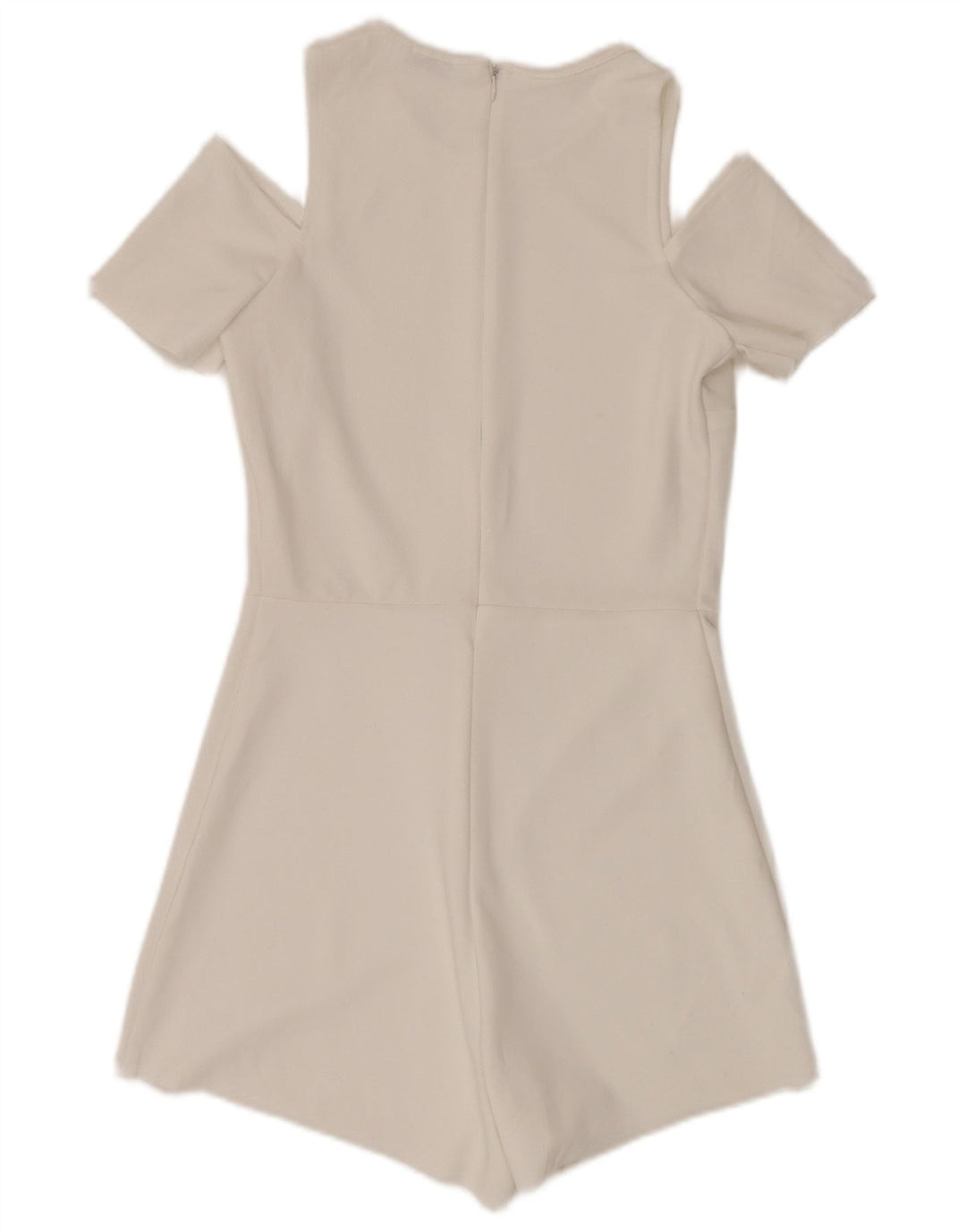 Γυναικείο κοντομάνικο Playsuit ZARA 8 Small W28 Λευκό