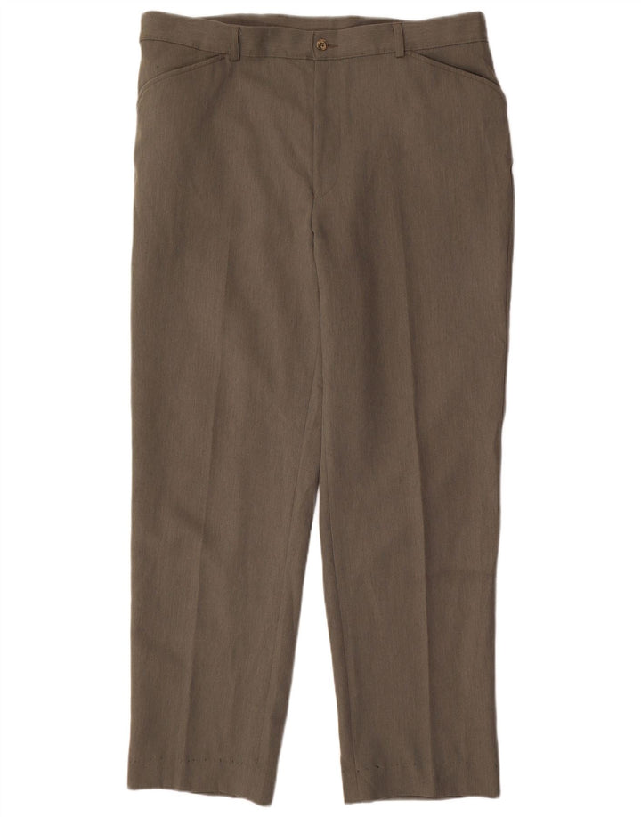 Farah Ανδρικό ίσιο casual παντελόνι W38 L31 Khaki Polyester