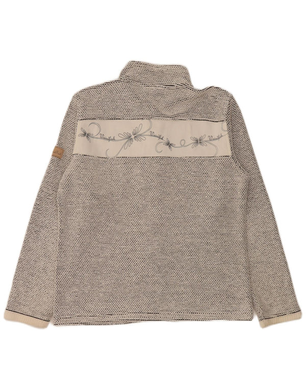 Γυναικεία αθλητική φόρμα Weird Fish Top Jacket UK 18 XL Λευκό φλοράλ βαμβακερό