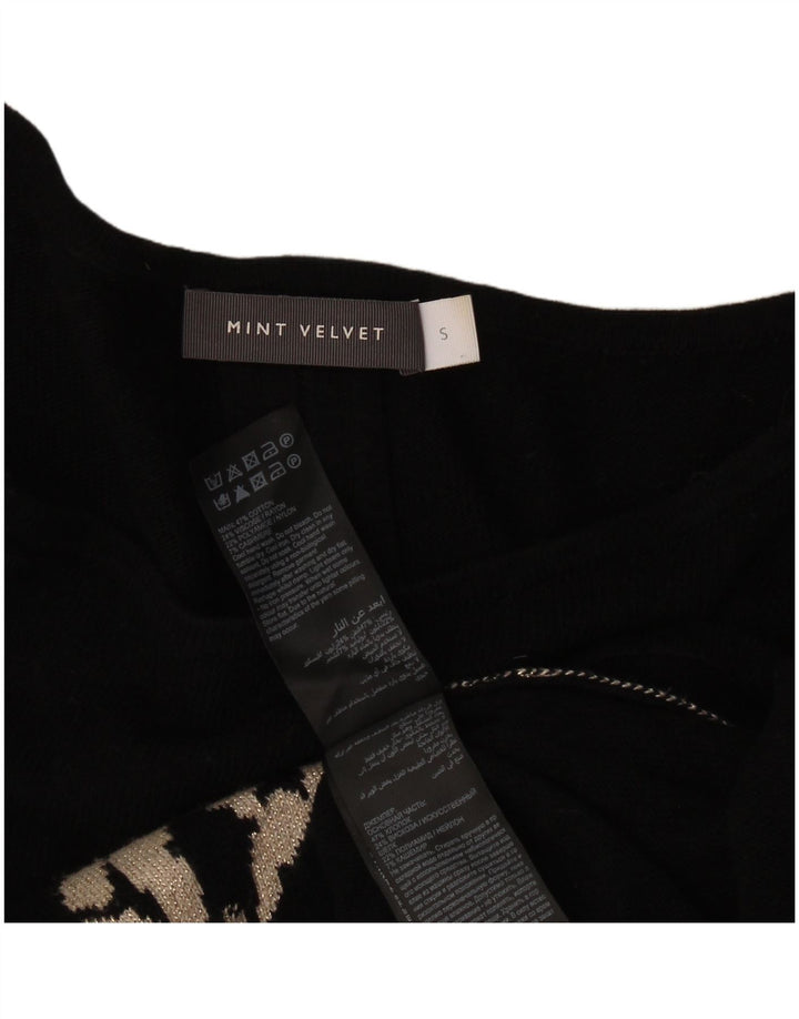 Γυναικείο πουλόβερ MINT VELVET Abstract Pattern Boat Neck Jumper UK 10 Small Bl