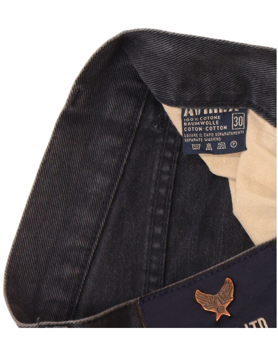 Ανδρικό τζιν ίσιο Avirex W30 L31 Navy Blue Cotton