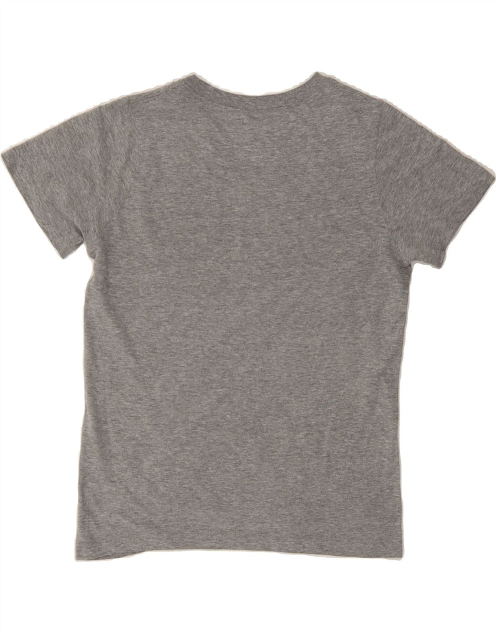NIKE Womens Graphic T-Shirt Top UK 12 Medium Grey Cotton Vintage Nike and Second-Hand Nike from Messina Hembry 