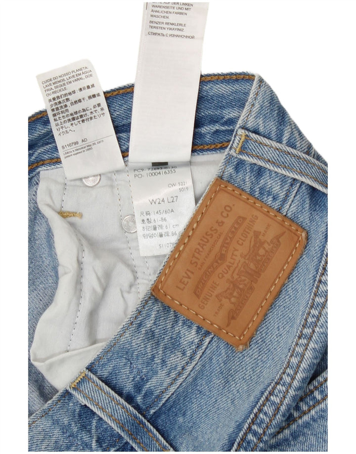 Γυναικείο Levi's Ribcage Straight Jeans W24 L27 Μπλε βαμβακερό