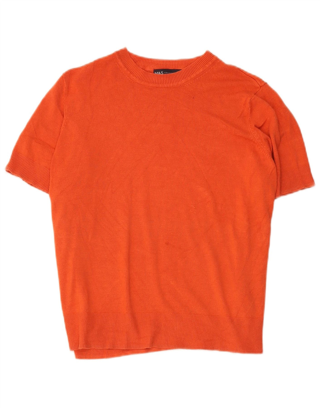 Marks & Spencer Γυναικείο T-Shirt τοπ 14 μεσαίου κόκκινου βισκόζης