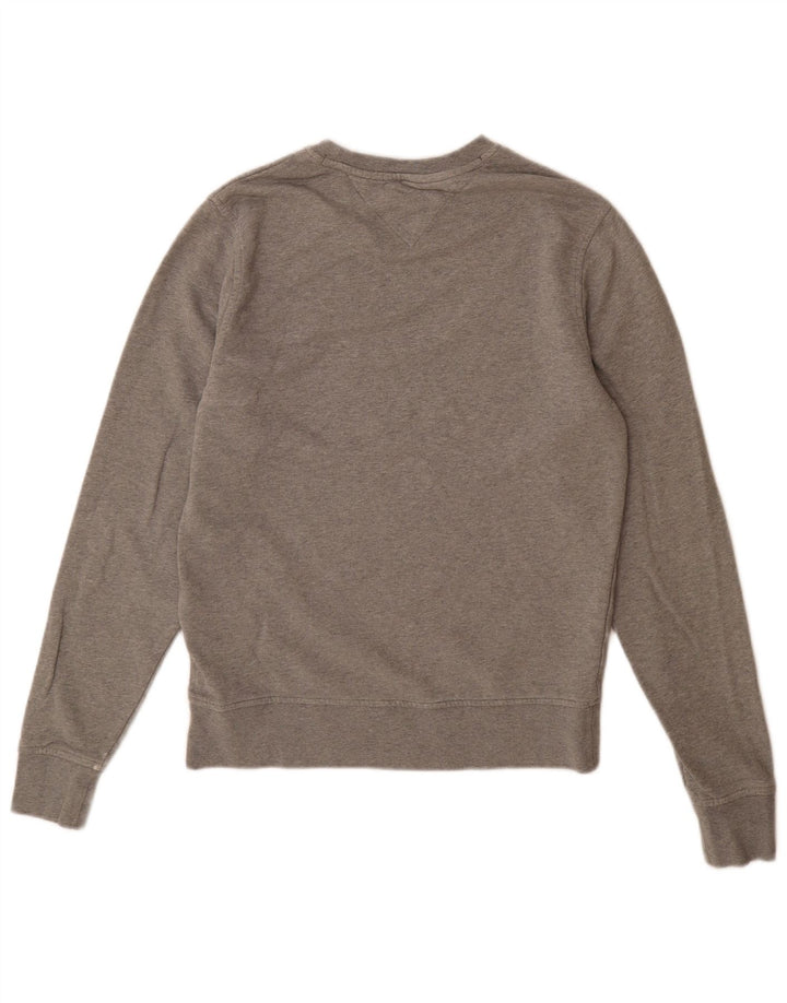 Ανδρικό φούτερ Tommy Hilfiger Jumper από βαμβακερό μικρό γκρι χρώμα