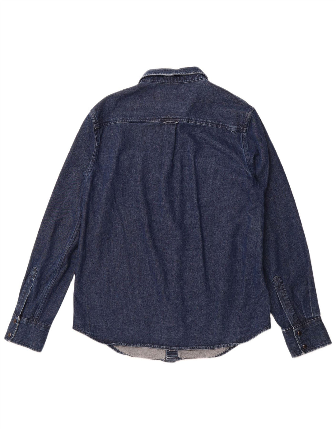 Ανδρικό τζιν πουκάμισο SUPERDRY Μεγάλο μπλε βαμβακερό