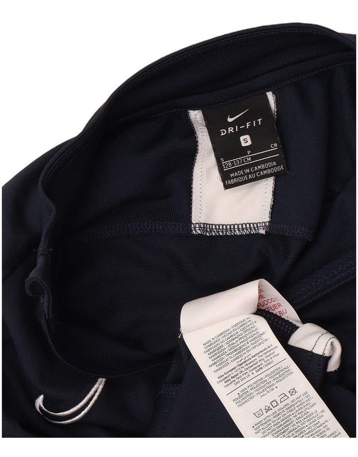 Μπουφάν Nike Boys Dri Fit αθλητική φόρμα 8-9 ετών Small Navy Blue Polyester