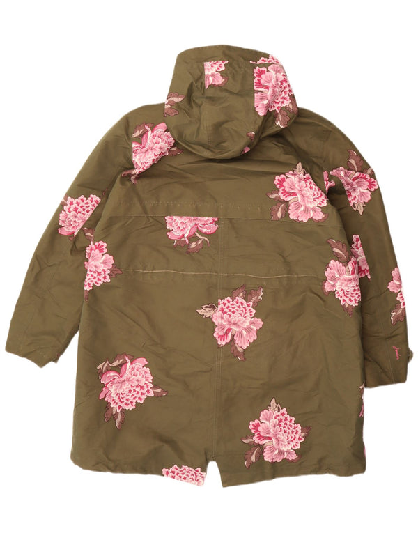 Joules γυναικείο αδιάβροχο με κουκούλα UK 18 XL Χακί Floral Polyester