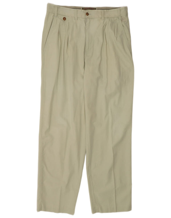 Vintage Ανδρικό παντελόνι Chino IT 48 Medium W32 L32 Χακί βαμβακερό