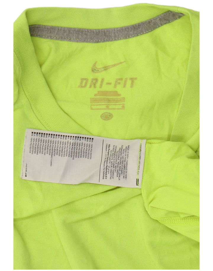 Ανδρικό T-Shirt NIKE Dri Fit Top Large Green Polyester